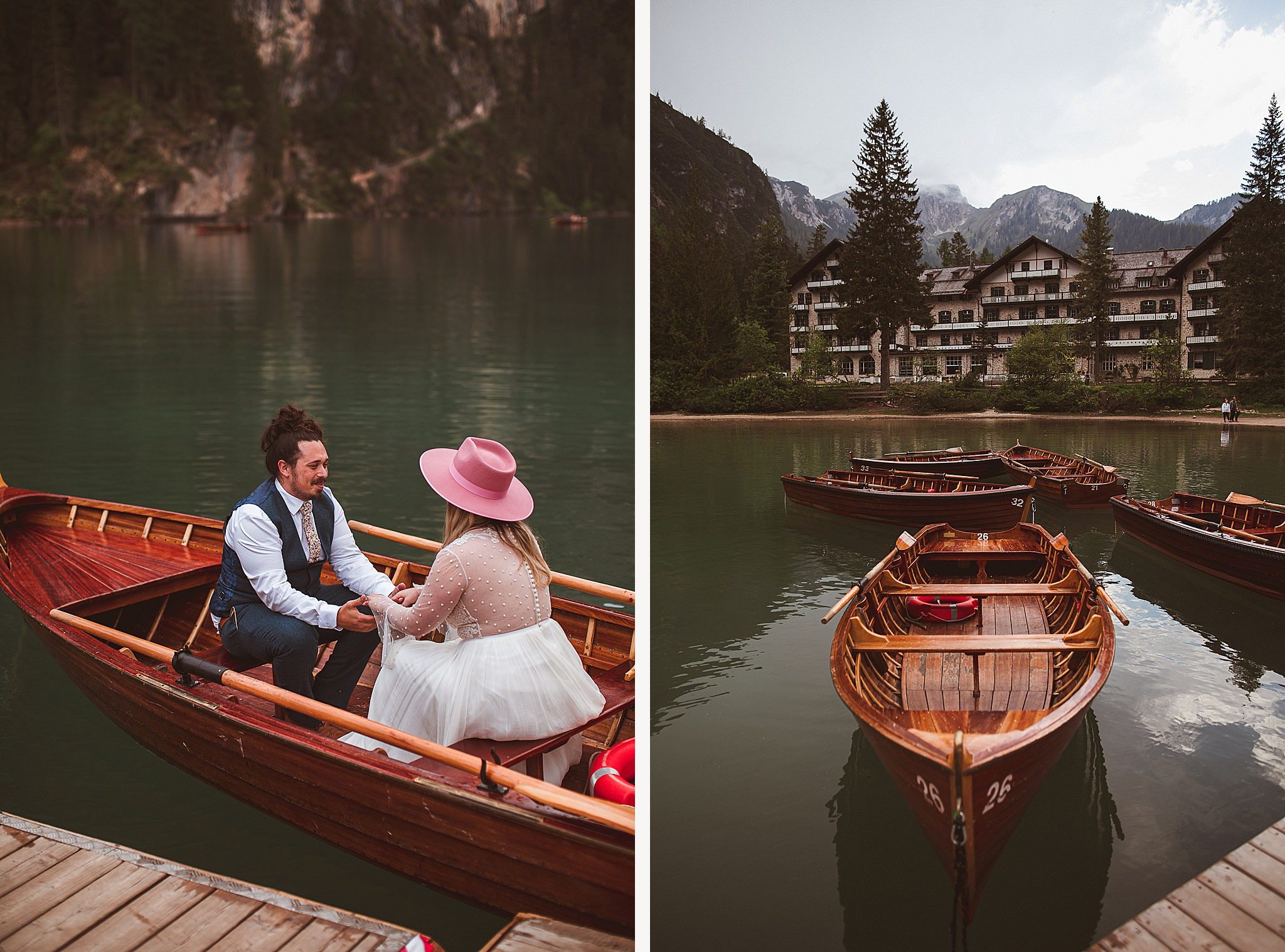 Pragser Wildsee Wedding Lago di Braies