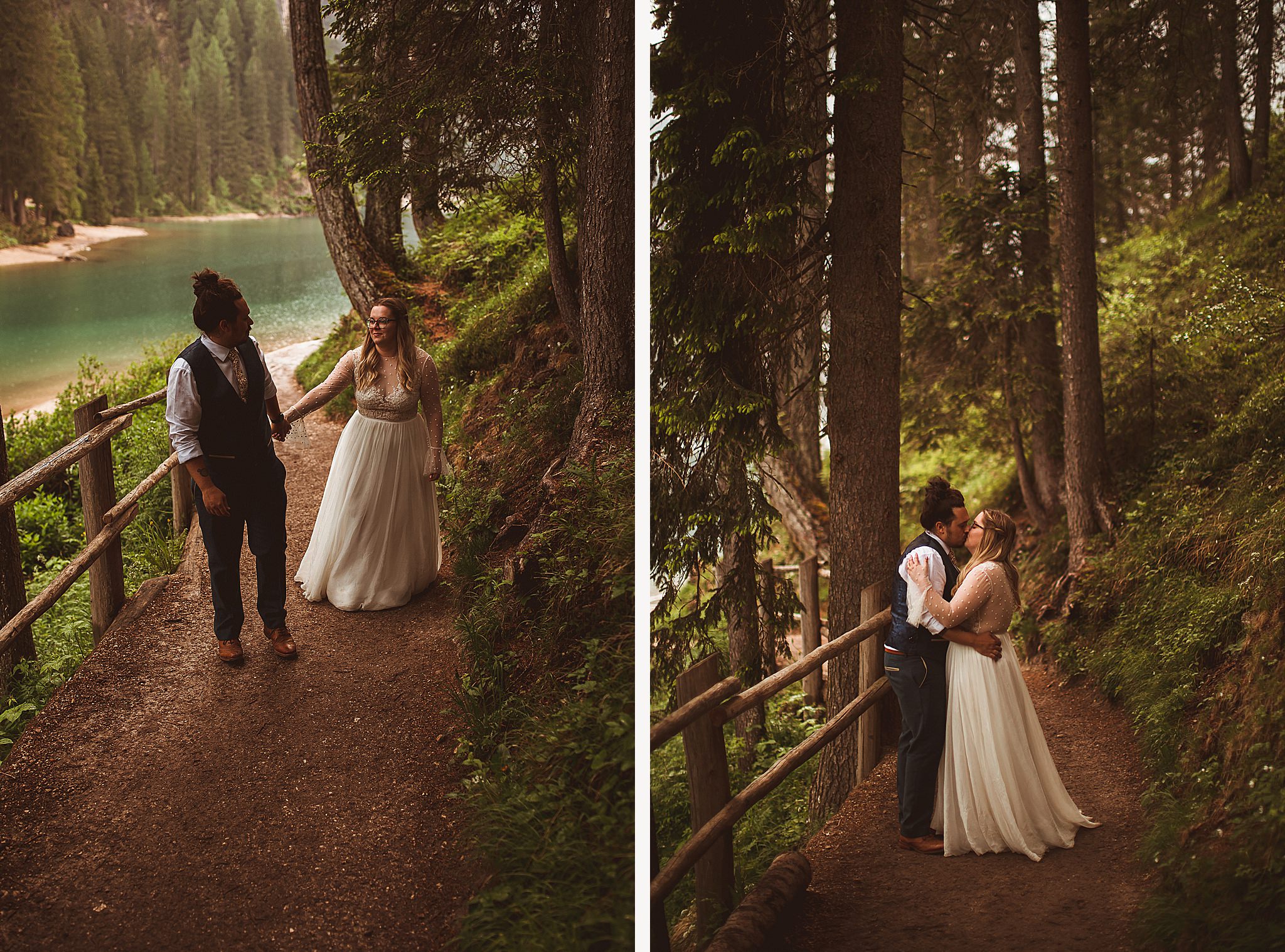 Pragser Wildsee Wedding Lago di Braies