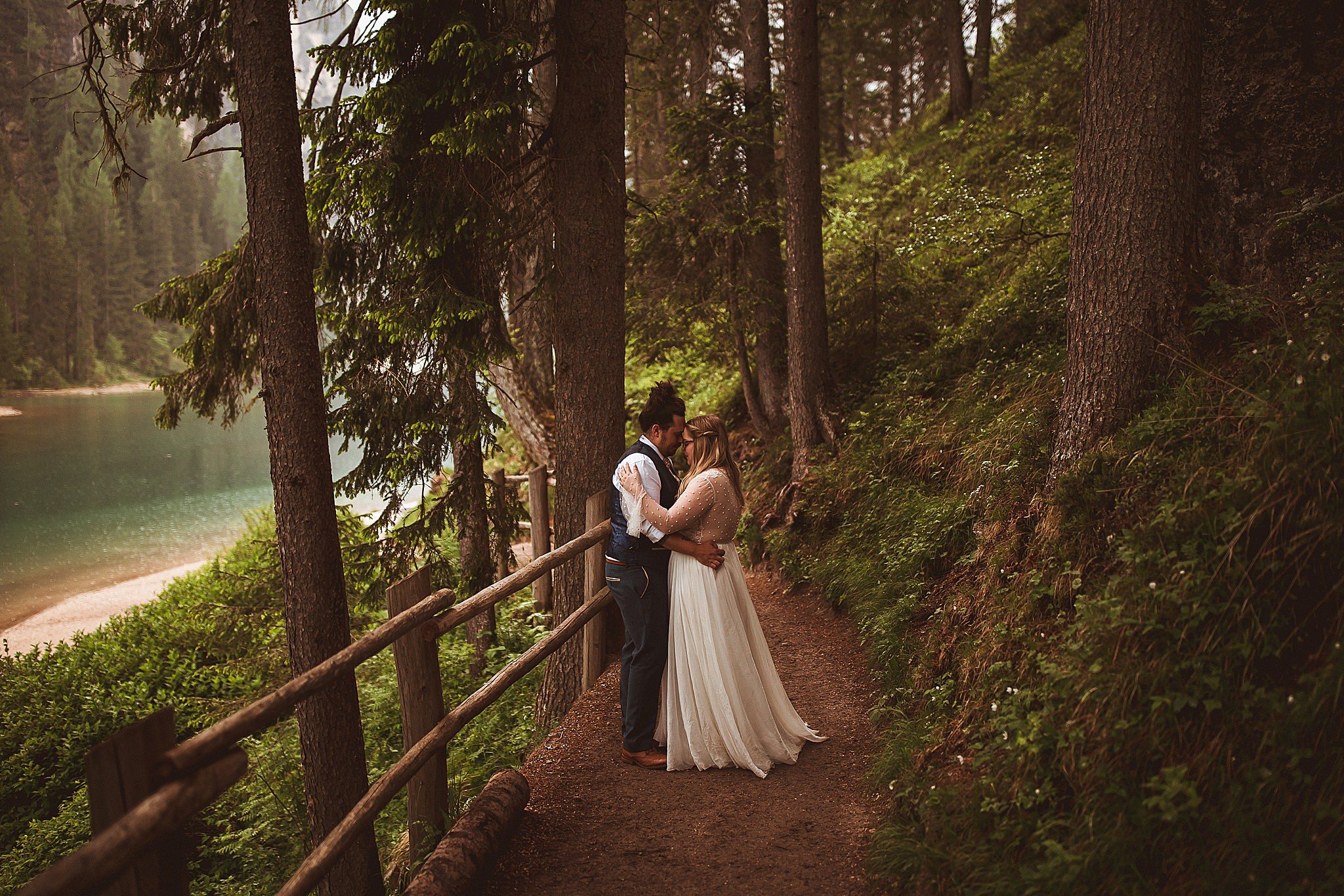 Pragser Wildsee Wedding Lago di Braies