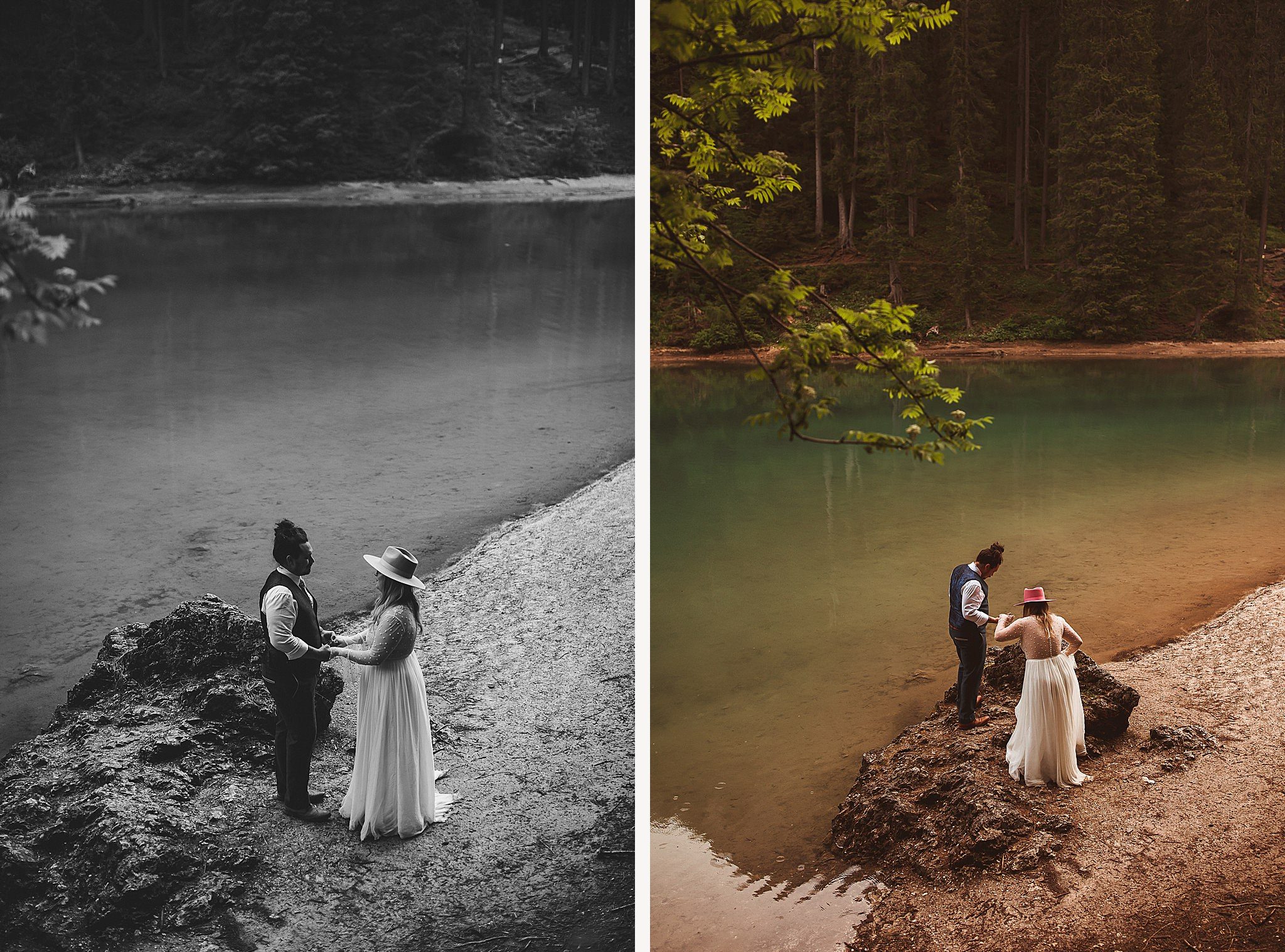 Pragser Wildsee Wedding Lago di Braies