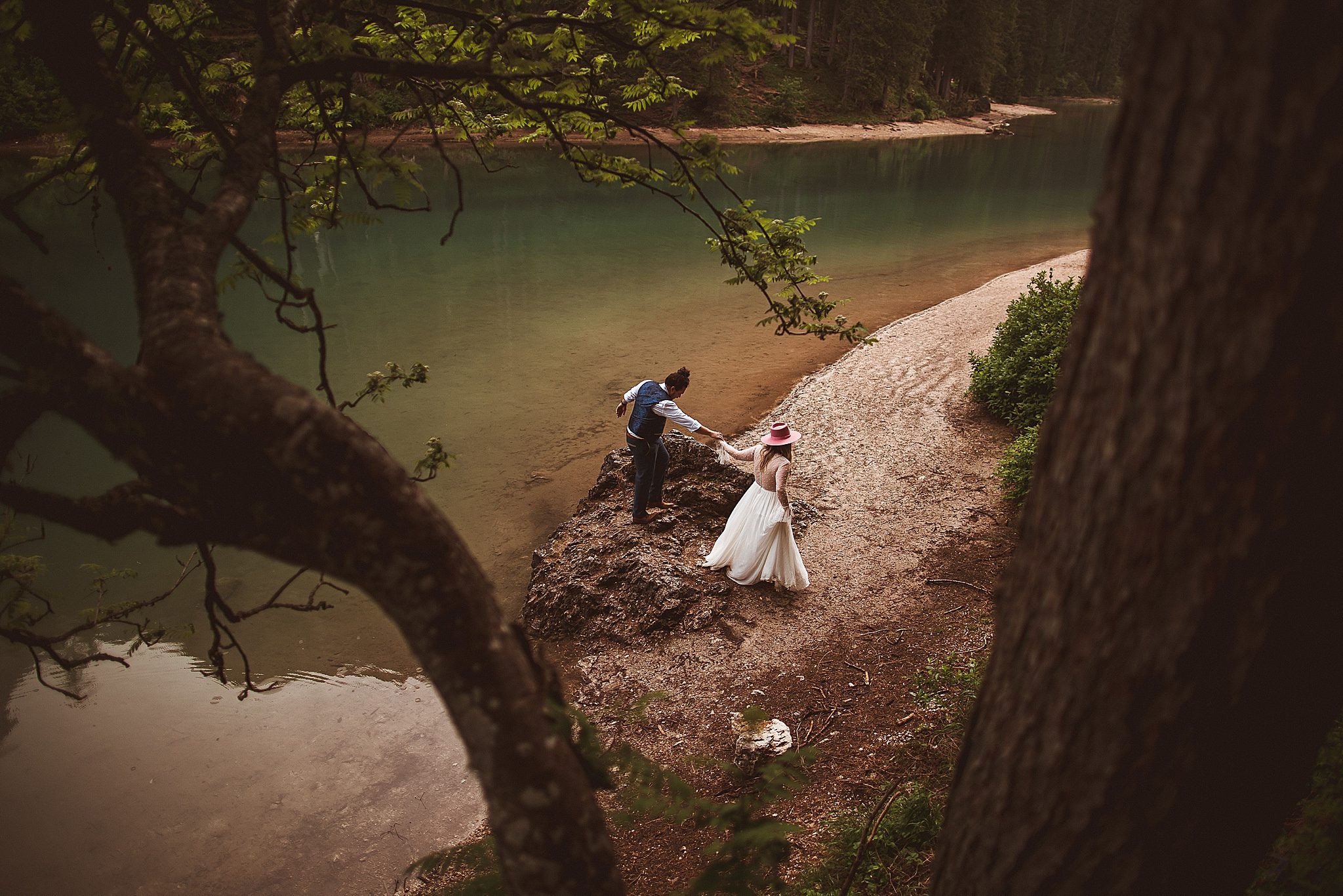 Pragser Wildsee Wedding Lago di Braies