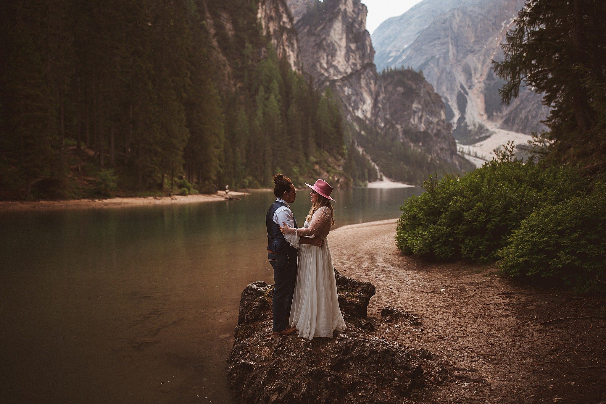 Pragser Wildsee Wedding Lago di Braies