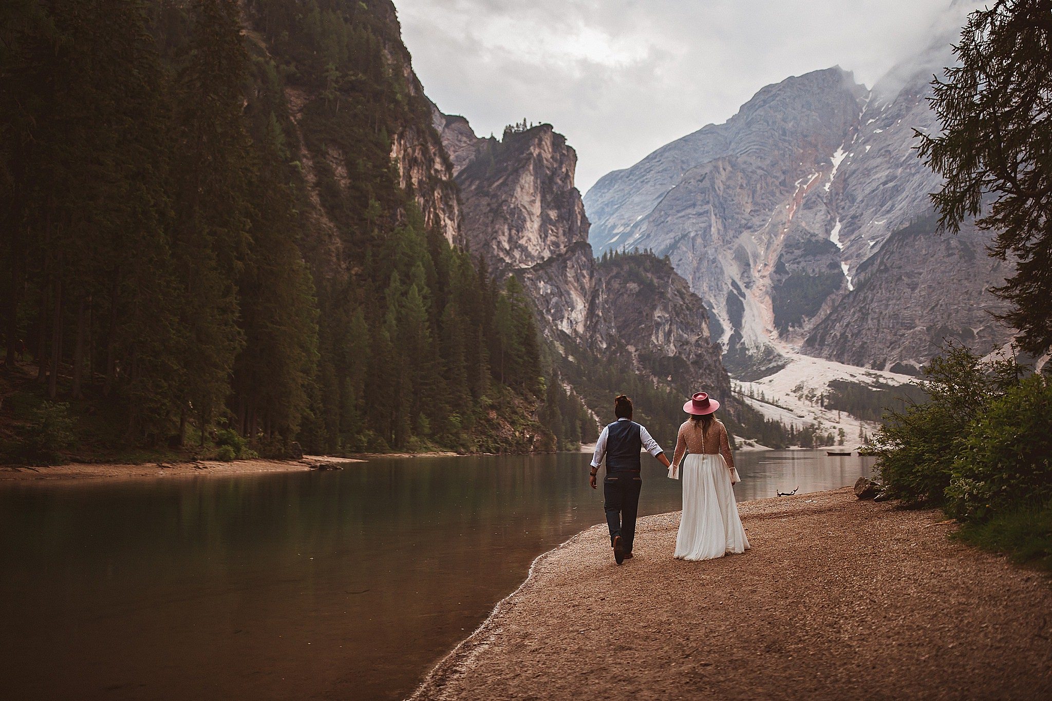 Pragser Wildsee Wedding Lago di Braies