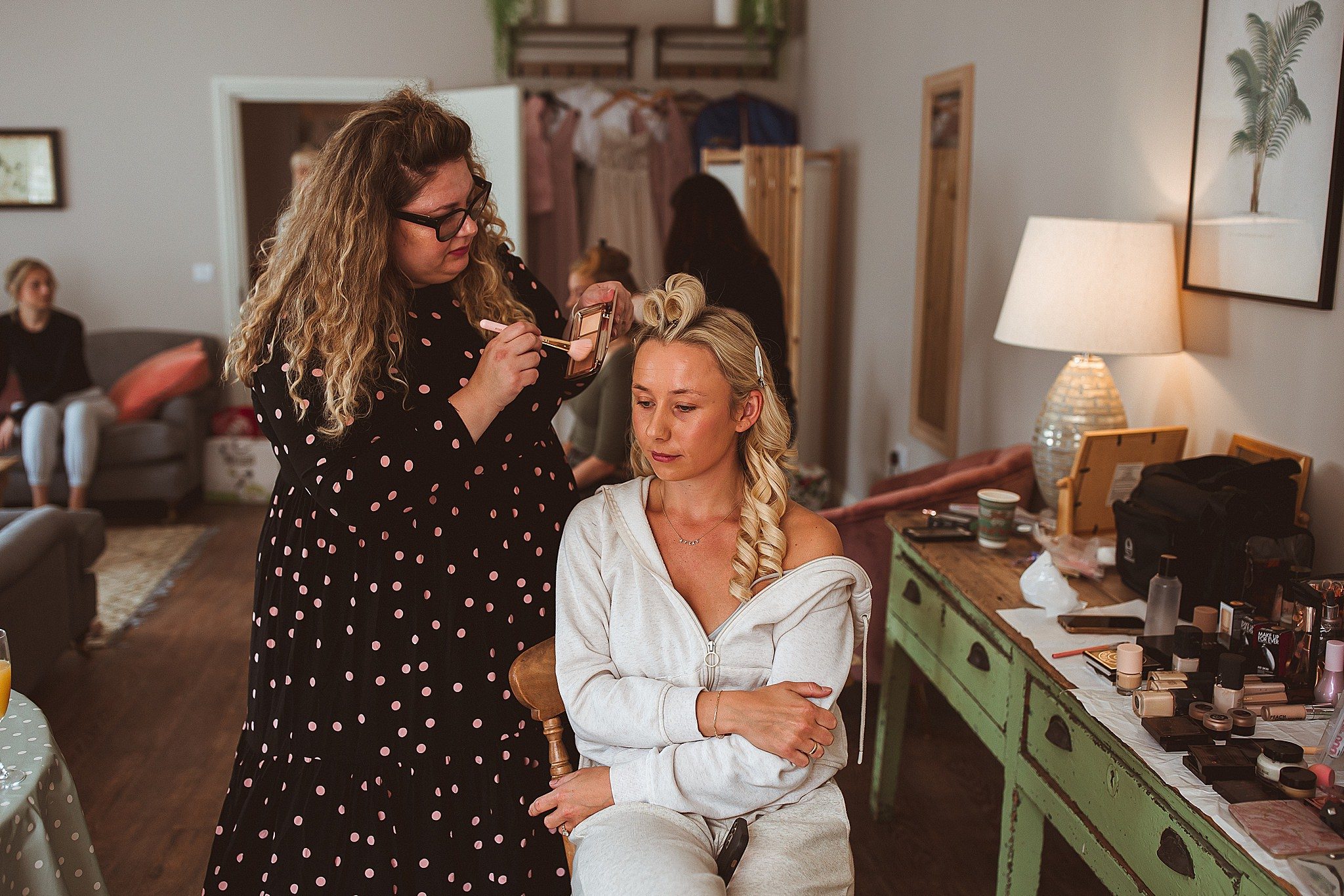 Bride Getting Ready