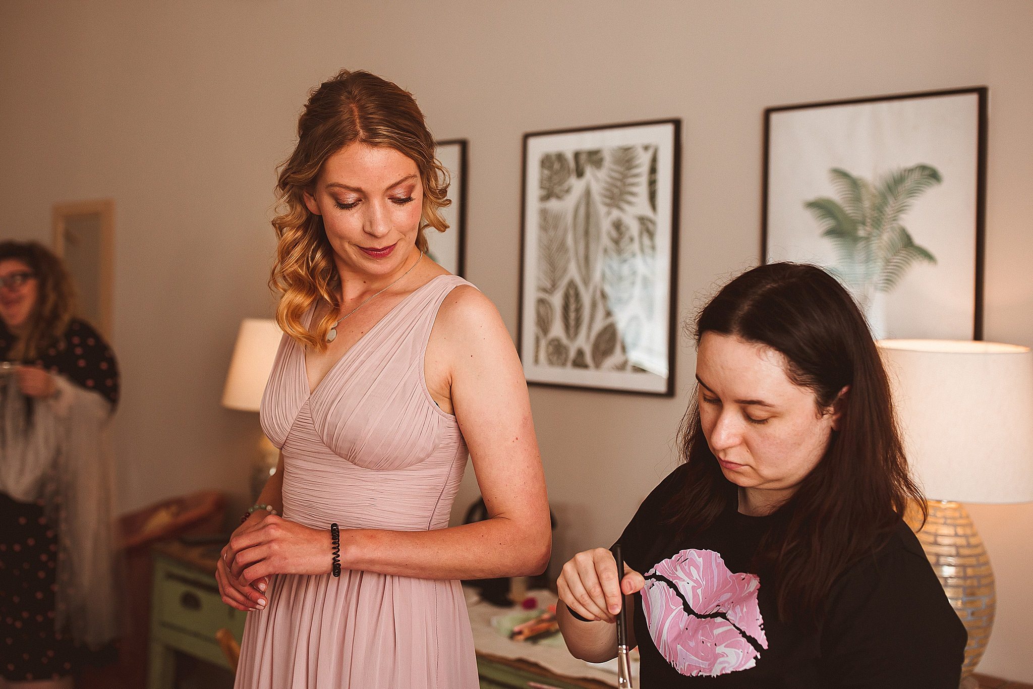 Bridesmaid Getting Ready