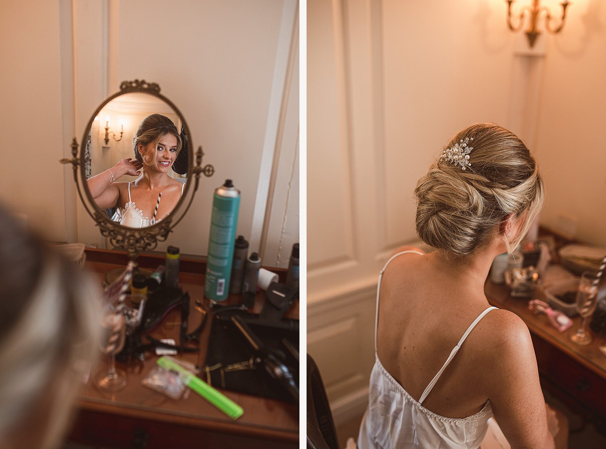 Bride Having Make Up Done